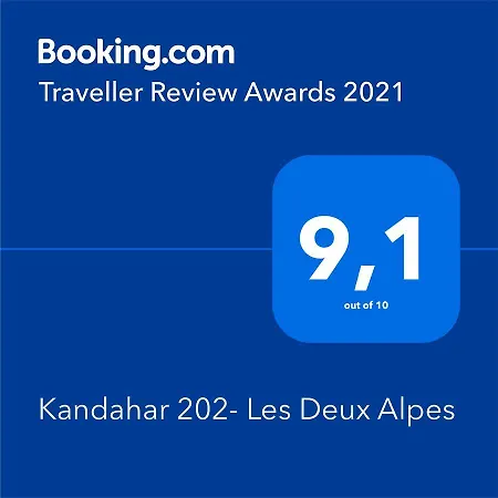 Apartment Kandahar 202 - Les Deux Alpes- 5 Personnes- Plein Centre-station, 32m2 *